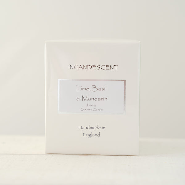 Handmade Lime, Basil & Mandarin Candle