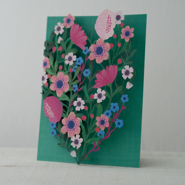 Summer Forrest Laser Cut Card
