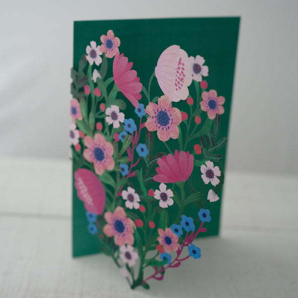 Summer Forrest Laser Cut Card