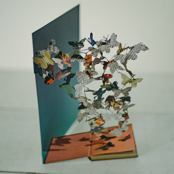 Butterfly lasercut card