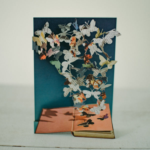 Butterfly lasercut card