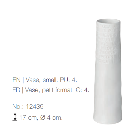 Poetic porcelain vase