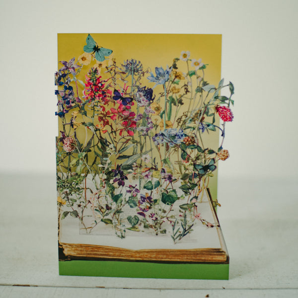 Flowers lasercut card