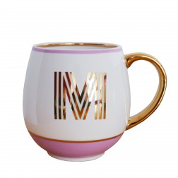Library Monogram Mugs