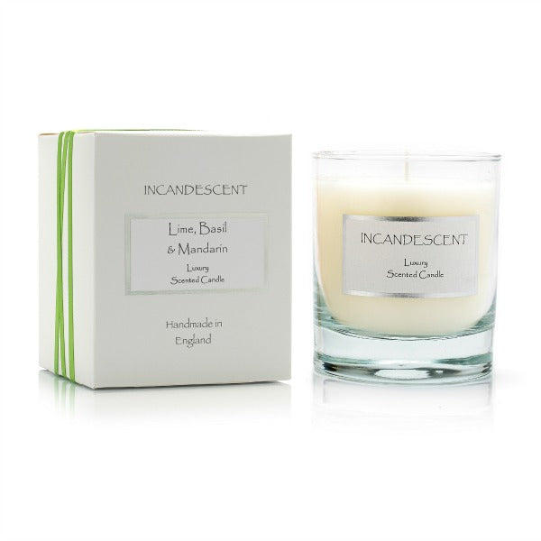 Handmade Lime, Basil & Mandarin Candle