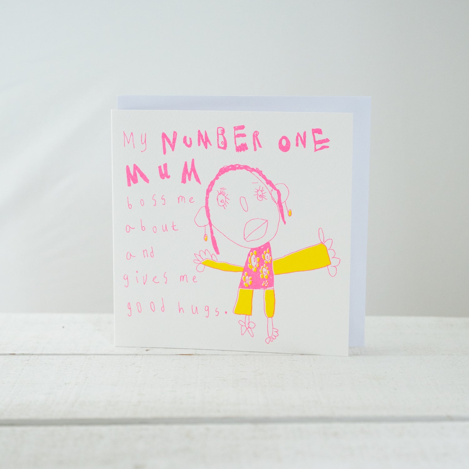 Number One Mum - Greeting Card