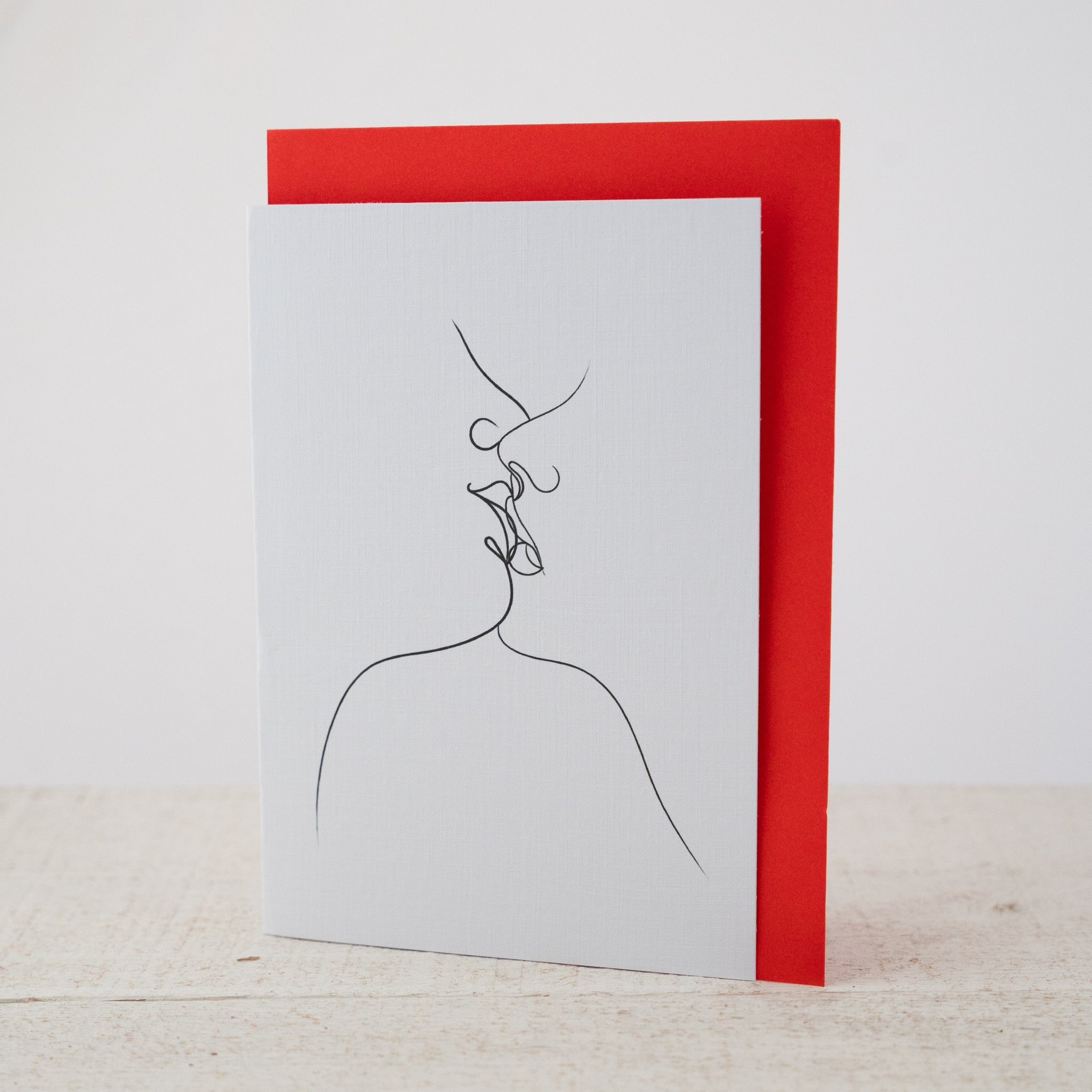 A moment on the lips - Greeting Card.