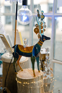 Folksy Reindeer Pop & Slot Decoration