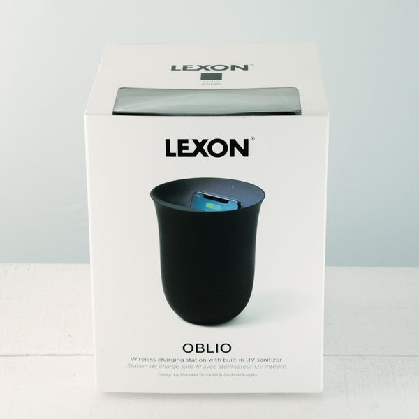 OBLIO Wireless Charging Station + UV Sanitiser - White