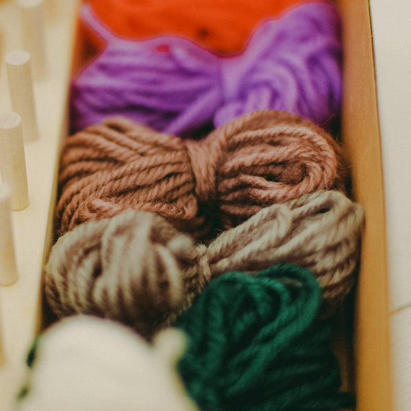 Frame knitting creative kit.