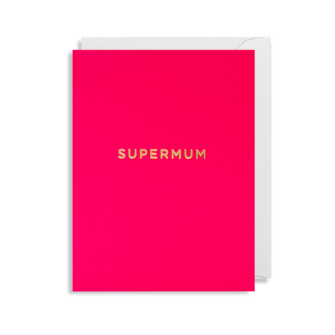 Supermum - Mini Greeting Card