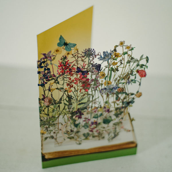 Flowers lasercut card