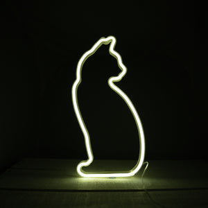 LED Neon Cat Light